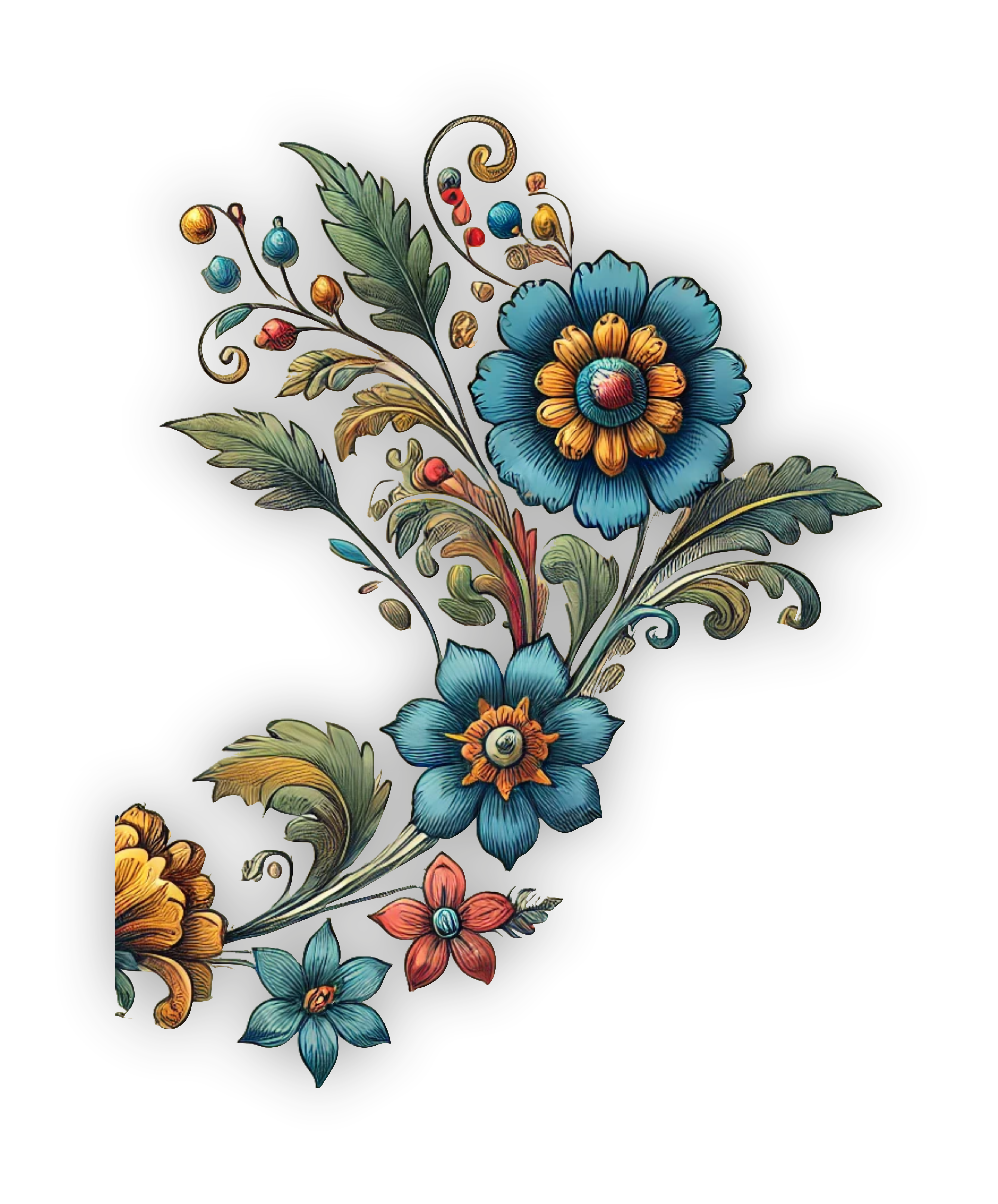 Dekorative Blume